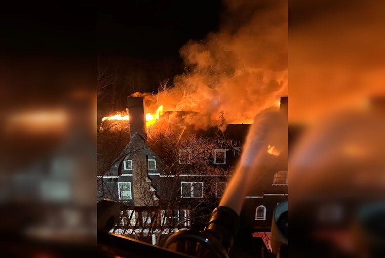 Historic Oakhurst Manor in Northbridge Ravaged by Five-Alarm Inferno