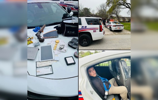 Houston Area Traffic Stop Yields Stolen Vehicle and Narcotics, Suspect Faces Multiple Charges