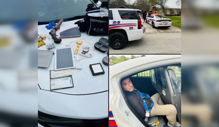 Houston Area Traffic Stop Yields Stolen Vehicle and Narcotics, Suspect Faces Multiple Charges