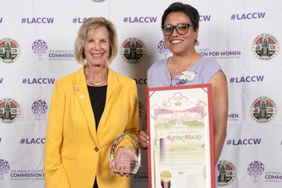 Huntington Park Vice Mayor Karina Macias Named Woman of the Year by LA County Supervisor