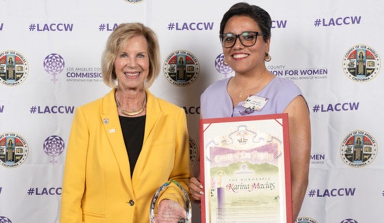 Huntington Park Vice Mayor Karina Macias Named Woman of the Year by LA County Supervisor