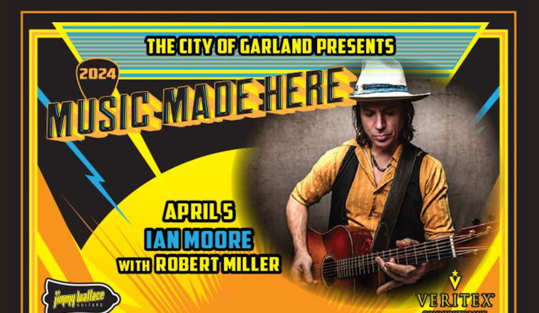 Ian Moore and Robert Miller to Light Up Garland City Square in Free Music Made Here Concert Series