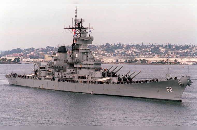 Iconic USS New Jersey Sets Sail for Repairs at its Philadelphia Birthplace