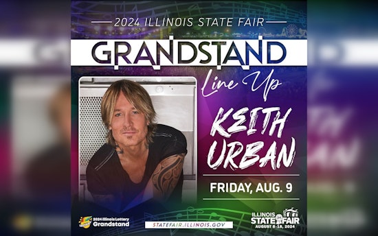 Keith Urban and Rock Icons Mötley Crüe to Headline 2024 Illinois State Fair in Springfield