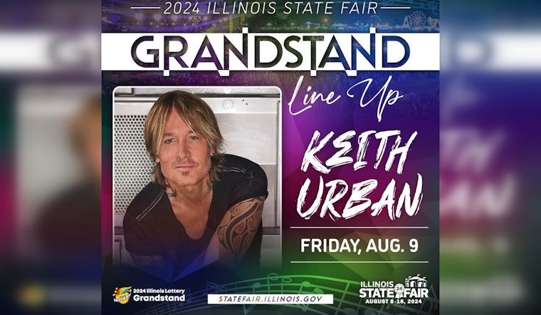 Keith Urban and Rock Icons Mötley Crüe to Headline 2024 Illinois State Fair in Springfield