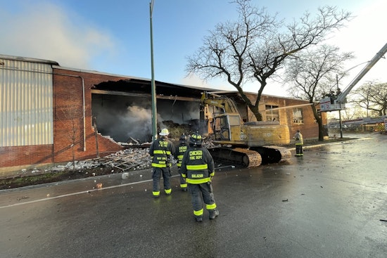 120 Chicago Firefighters Tame Tenacious Blaze at Historic Recycling Center on Near West Side