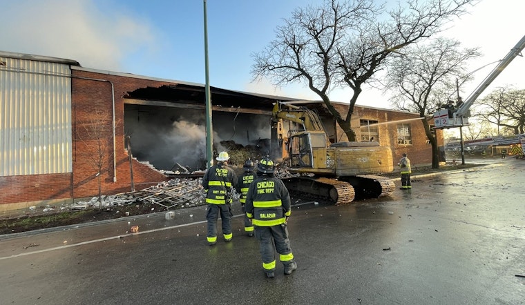 120 Chicago Firefighters Tame Tenacious Blaze at Historic Recycling Center on Near West Side