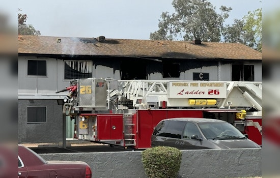 Infant Among Three Injured as Fire Rips Through Glendale Apartments, Leaving 15 Displaced