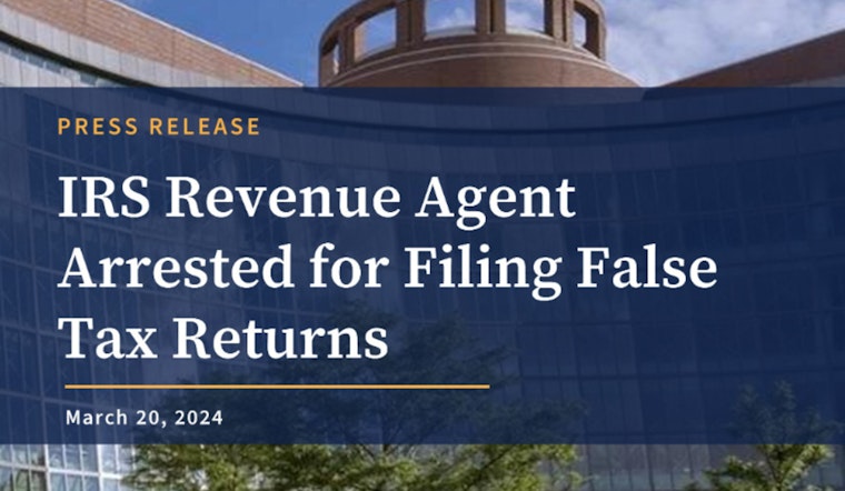 IRS Revenue Agent from Swampscott Indicted for Allegedly Filing False Tax Returns, Faces Federal Charges in Boston