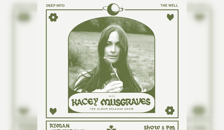 Kacey Musgraves "Deeper Well" Debut Moves Ryman Auditorium Fans to Tears