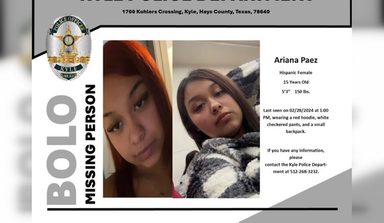 Kyle Police Confirm Safe Return of Missing Teen Ariana Perez, Community Exhales Relief