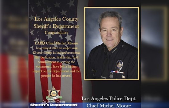 LAPD Chief Michel Moore Honored Upon Retirement, Culminating 42-Year Legacy of Service