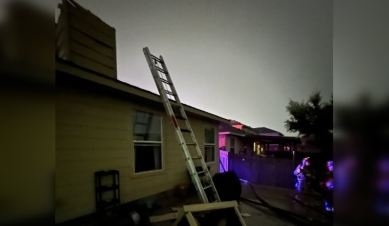 Lightning Strike Triggers Fire at Northeast Austin Residence, No Injuries Reported