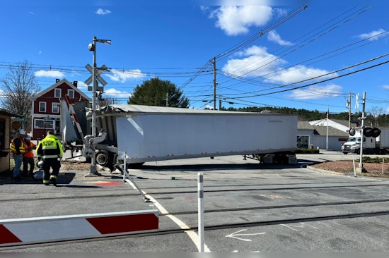 Littleton Commuters Face Delays as MBTA Train, Tractor Trailer Collide; No Injuries Reported