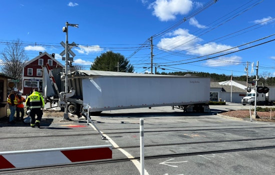 Littleton Commuters Face Delays as MBTA Train, Tractor Trailer Collide; No Injuries Reported