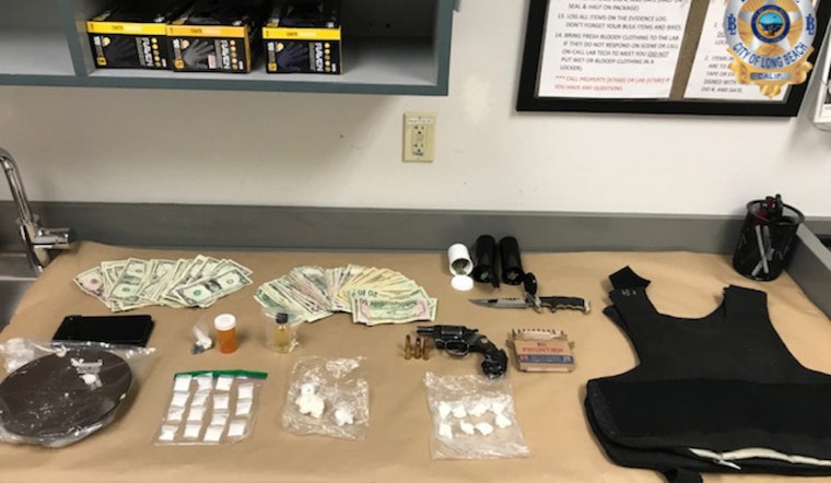 Long Beach Traffic Stop Leads to Arrest of Driver with Body Armor, Firearm, and Narcotics