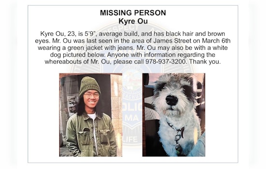 Lowell Police Issue Urgent Missing Person Alert for 23-Year-Old Kyre Ou