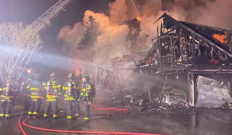 Lynnfield $1.5 Million Home Destroyed in Blaze, Family and Dog Escape Unharmed