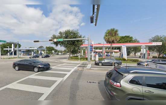 Man Arrested After Crashing Stolen BMW Into Miami Gas Station During High-Speed Chase