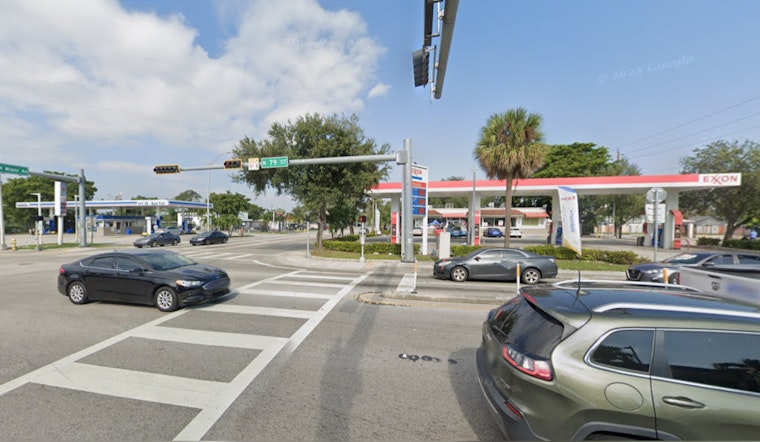 Man Arrested After Crashing Stolen BMW Into Miami Gas Station During High-Speed Chase