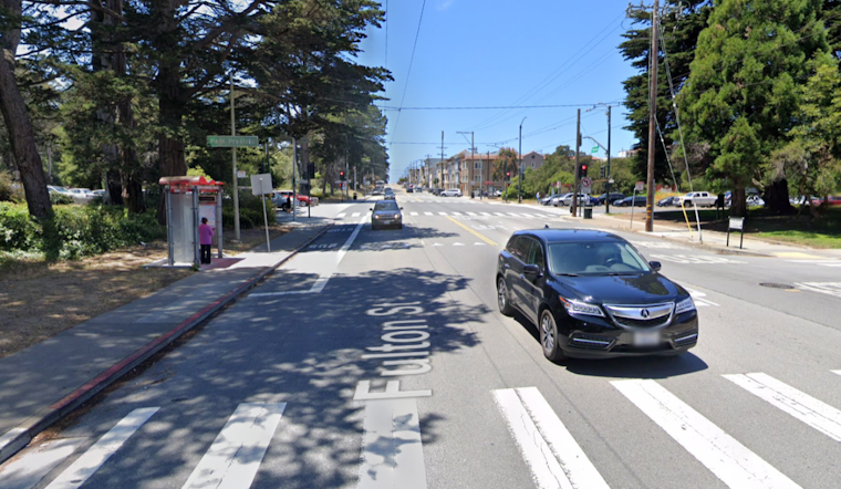 Man Injured as Car Strikes San Francisco Bus Shelter, Driver Cited for Moving Violations