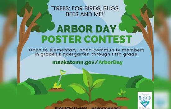 Mankato Calls on Young Talent for Arbor Day Poster Contest; Winners to Earn Tree Plantings in Local Parks
