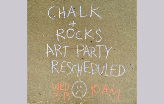 Mansfield Springs Into Creativity with Chalk & Rocks Art Party at James McKnight Park East