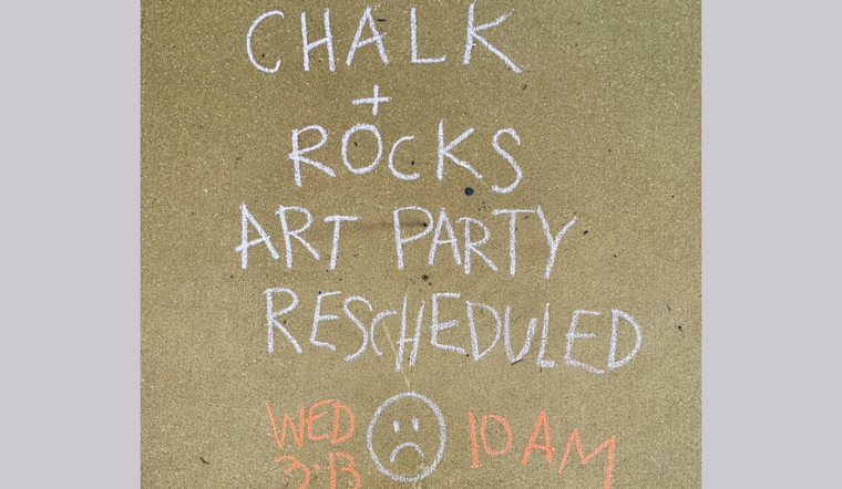 Mansfield Springs Into Creativity with Chalk & Rocks Art Party at James McKnight Park East