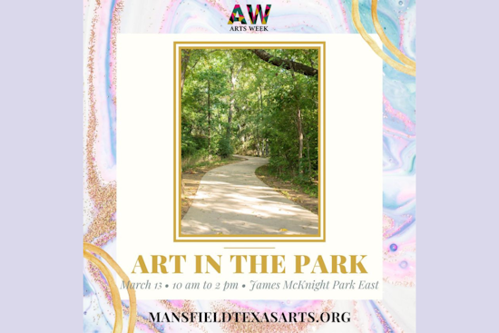 Mansfield's 'Art in the Park' Rescheduled to Wednesday Amid Arts Week Festivities