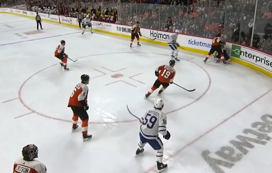 Maple Leafs Soar Past Flyers 6-2 as Auston Matthews Scores Milestone 55th Goal in Philadelphia
