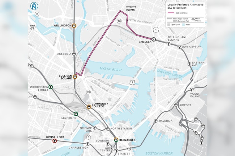 Massachusetts Authorities Recommend Silver Line Extension to Connect Chelsea to Boston's Orange Line