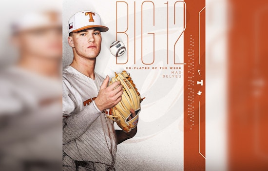 Max Belyeu Ignites Longhorns' Comeback with Big 12 Co-Player of the Week Performance in Lubbock