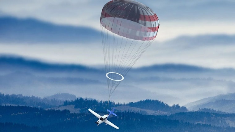 Engine Trouble Leads to Parachuted Plane Landing in Bellevue, Miraculously No Injuries Reported