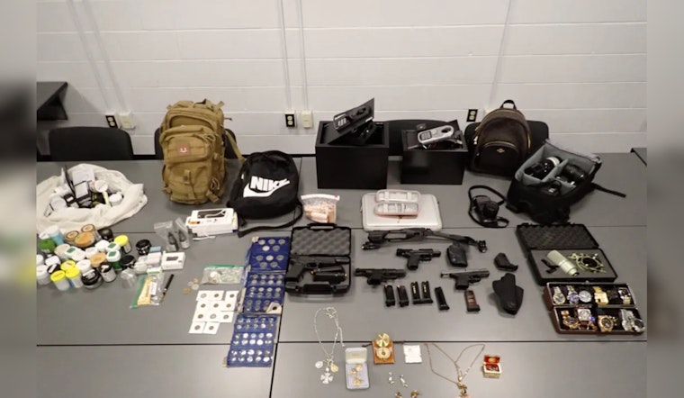 Maynard Police Capture Alleged Thief Posing as Delivery Driver, Recover Stolen Firearms