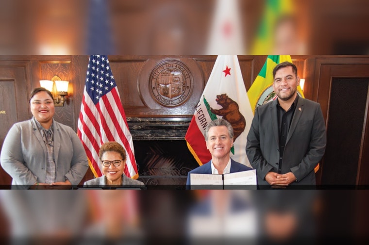Mayor Bass and Governor Newsom Forge Alliance to Tackle Homelessness by Cleaning L.A. Freeway Encampments