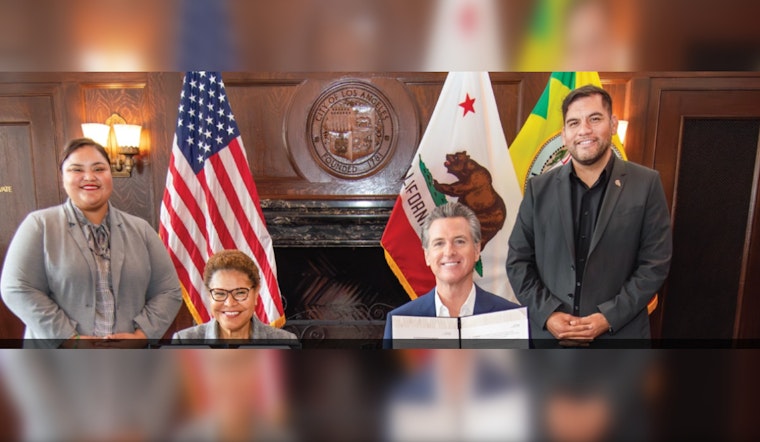 Mayor Bass and Governor Newsom Forge Alliance to Tackle Homelessness by Cleaning L.A. Freeway Encampments