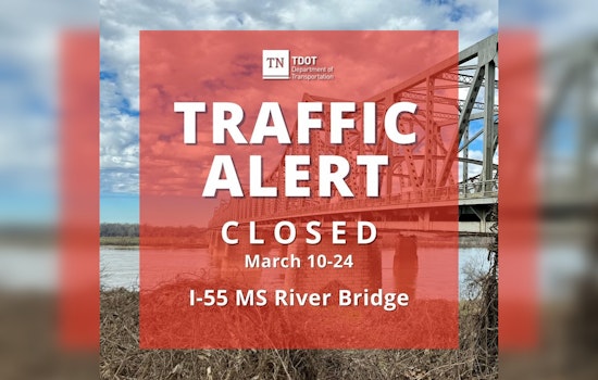 Memphis to Arkansas I-55 Bridge Closure Extended, Officials Urge Patience Amid Traffic Delays