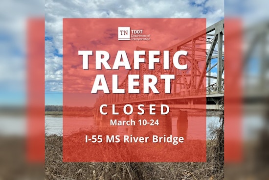 Memphis to Arkansas I-55 Bridge Closure Extended, Officials Urge Patience Amid Traffic Delays