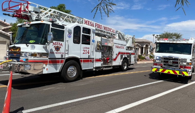 Mesa Firefighters Heroically Rescue Dogs from Separate Blazes, Homes Deemed Total Losses