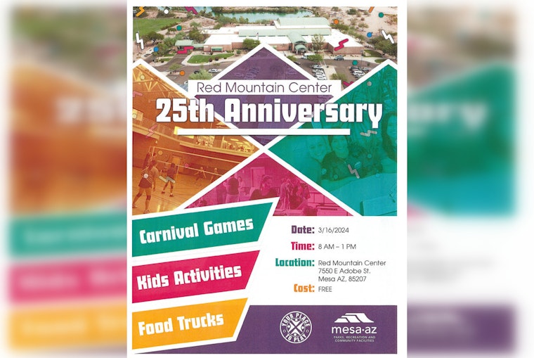 Mesa's Red Mountain Center Marks 25 Years with Festive Open House and Community Tree Planting