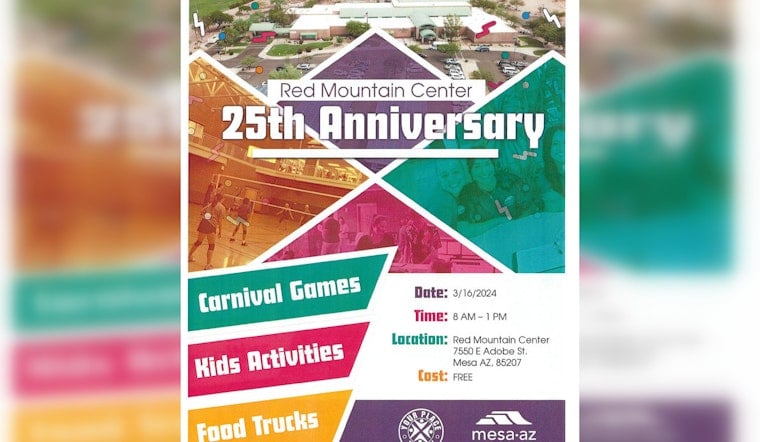 Mesa's Red Mountain Center Marks 25 Years with Festive Open House and Community Tree Planting