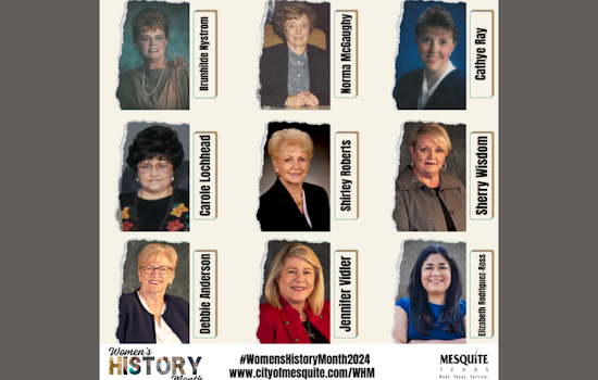 Mesquite Celebrates Female Leaders During Women's History Month with Tributes to Trailblazers in Local Government
