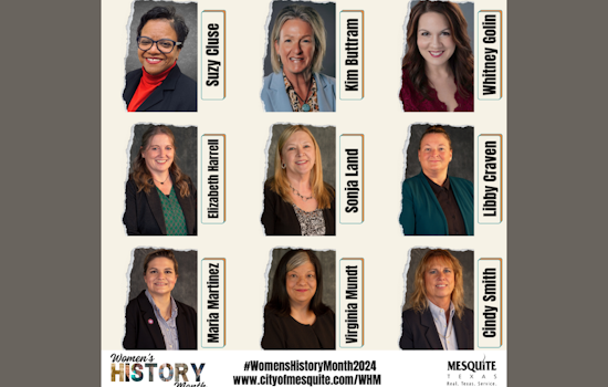 Mesquite Honors Women Leaders for Contributions to City's Governance and Growth