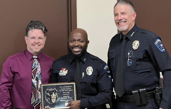 Mesquite Officer Patrick King Awarded 'Police Officer of the Year' for Second Time by Elks Lodge #2404