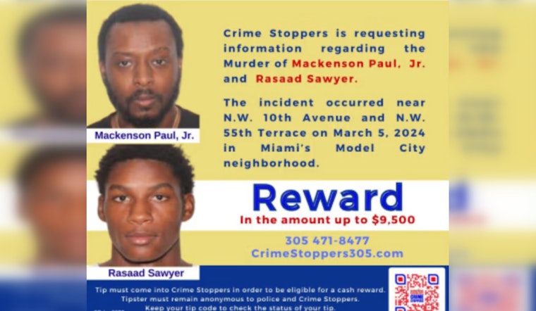 Miami Police Urge Witnesses to Come Forward in Deadly Liberty City Shooting; $9,500 Reward Offered