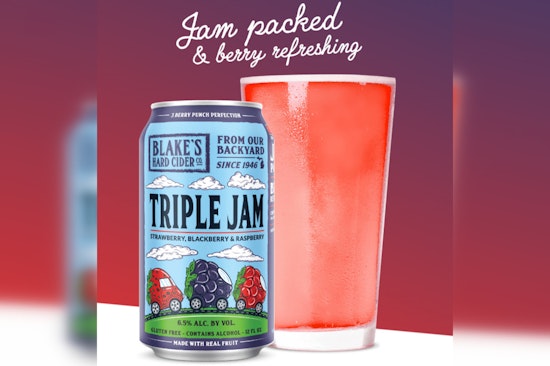 Michigan's Blake's Hard Cider Partners with Gypsy Spirits for New Triple Jam Vodka