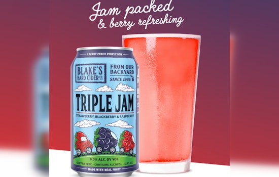 Michigan's Blake's Hard Cider Partners with Gypsy Spirits for New Triple Jam Vodka