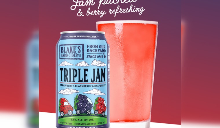 Michigan's Blake's Hard Cider Partners with Gypsy Spirits for New Triple Jam Vodka