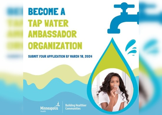Minneapolis Launches Tap Water Ambassador Program to Boost Local Hydration and Public Health