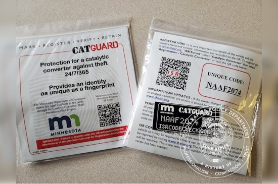 Minnesota Rolls Out CATGUARD Kits at Coon Rapids PD to Combat Catalytic Converter Thefts